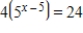 Solve the exponential equation algebraically.Approximate the result to three decimal places. ​   ​ A)    B)    C)    D)    E)   