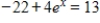 Solve the exponential equation algebraically.Approximate the result to three decimal places. ​   ​ A)    B)    C)    D)    E)   