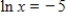 Solve the logarithmic equation algebraically.Approximate the result to three decimal places. ​   ​ A)    B)    C)    D)    E)   