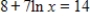 Solve the logarithmic equation algebraically.Approximate the result to three decimal places. ��​   ​ A)    B)    C)    D)    E)   