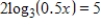 Solve the logarithmic equation algebraically.Approximate the result to three decimal places. ​   ​ A)    B)    C)    D)    E)   