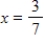 Determine whether or not   is a solution to   . A) no B) yes