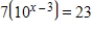 Solve for x:   .Round to 3 decimal places. A) 0.517 B) no solution C) 3.517 D) -1.362 E) 1.362