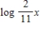 Rewrite the logarithm as a ratio of common logarithms. ​   ​ A)    B)    C)    D)    E) None of these
