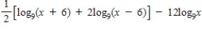 Condense the expression to the logarithm of a single quantity. ​   ​ A)    B)    C)    D)    E)   