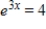 Write the exponential equation in logarithmic form. ​   ​ A)    B)    C)    D)    E)   
