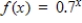 Evaluate the function at the indicated value of x.Round your result to three decimal places. ​ Function Value     ​ A)    B)    C)    D)    E)   