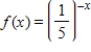 Select the graph of the function. ​   ​ A) ​   B) ​   C) ​   D) ​   E) ​  