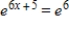 Use the One-to-One Property to solve the equation for x. ​   ​ A)    B)    C)    D)    E)   