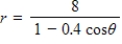 Consider the polar equation: ​   ​ Identify the conic without graphing the equation. ​ A)    , the conic is a parabola. B)    , the conic is a circle. C)    , the conic is a hyperbola. D)    , the conic is an ellipse. E) None of the above