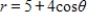 Select the correct graph of the polar equation.Find an interval for   for which the graph is traced only once. ​   ​ A) ​     B) ​     C) ​     D) ​     E) ​    
