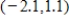 A point in polar coordinates is given.Convert the point to rectangular coordinates.Round your answers to one decimal places. ​   ​ A) Rectangular coordinates: (1.9,1.0)  B) Rectangular coordinates: (-1.0,-1.9)  C) Rectangular coordinates: (2.1,1.1)  D) Rectangular coordinates: (-1.9,-1.0)  E) Rectangular coordinates: (1.0,1.9) 