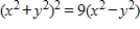 Convert the rectangular equation to polar form.Assume r > 1. ​   ​ A)    B)    C)    D)    E)   