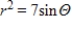 Convert the polar equation to rectangular form. ​   ​ A)    B)    C)    D)    E)   