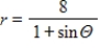 Convert the polar equation to rectangular form. ​   ​ A)    B)    C)    D)    E)   