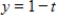 Select the curve represented by the parametric equations. ​     ​ A) ​   ​ B) ​   ​ C) ​   D) ​   E) ​  