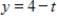 Eliminate the parameter and write the corresponding rectangular equation whose graph represents the curve. ​     ​ A)    B)    C)    D)    E)   