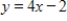 Find a set of parametric equations for the rectangular equation. ​     ​ A)    B)    C)    D)    E)   