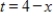 Find a set of parametric equations for the rectangular equation. ​     ​ A)    B)    C)    D)    E)   