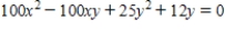 Use the discriminant to classify the graph. ​   ​ A) The graph is a hyperbola. B) The graph is a ellipse. C) The graph is a circle. D) The graph is a line. E) The graph is a parabola.
