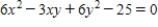 Consider the equation. ​   ​ Without calculating, explain how to rewrite the equation so that it does not have an   -term. ​ A) To rewrite the equation   so that it does not have an   -term, you can solve for   in terms of   by completing the square or using the Quadratic Formula. B) To rewrite the equation   so that it does not have an   -term, you can solve for   in terms of   by completing the square or using the Quadratic Formula. C) To rewrite the equation   so that it has an   -term, you can solve for     in terms of   by taking square root or using the Quadratic Formula. D) To rewrite the equation   so that it has an   -term, you can solve for   in terms of   by completing the square or using the Quadratic Formula. E) To rewrite the equation   so that it has an   -term, you can solve for   in terms of   by completing the square or using the Quadratic Formula.