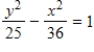 Find the center, vertices and foci of the hyperbola. ​   ​ A) Center: (0, 0)  Vertices:   Foci:   B) Center: (0, 0)  Vertices:   Foci:   C) Center: (0, 0)  Vertices:   Foci:   D) Center: (0, 0)  Vertices:   Foci:   E) Center: (0, 0)  Vertices:   Foci:  