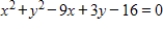 Select the graph of the equation as a circle, a parabola, an ellipse, or a hyperbola. ​   ​ A) Circle B) Parabola C) Ellipse D) Hyperbola E) None of the above