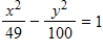Find the vertices and asymptotes of the hyperbola. ​   A) vertices:   asymptote:   B) vertices:   asymptote:   C) vertices:   asymptote:   D) vertices:   asymptote:   E) vertices:   asymptote:  