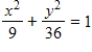 Find the vertices of the conic. ​   ​ A) Vertices:   B) Vertices:   C) Vertices:   D) Vertices:   E) Vertices:  