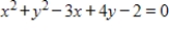 Identify the conic as a circle or an ellipse. ​   ​ A) Circle B) Ellipse