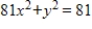 Find the center and the vertices of the ellipse. ​   ​ A) center: (-9, 9) ; vertices: (-1, -9) , (1, 9)  B) center: (0, 0) ; vertices: (0, -9) , (0, 9)  C) center: (0, 0) ; vertices: (-9, -1) , (9, 1)  D) center: (0, 0) ; vertices: (-9, 0) , (9, 0)  E) center: (-9, 9) ; vertices: (-1, 0) , (1, 0) 