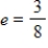 Find the standard form of the equation of the ellipse with vertices   and eccentricity   . A)    B)    C)    D)    E)   