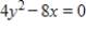 Identify the conic. ​   ​ A) Circle B) Ellipse C) Parabola D) Hyperbola E) Line