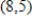 Find the standard form of the equation of the parabola with the given characteristics. ​ Vertex:   ; focus:   ​ A)    B)    C)    D)    E)   