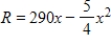 The revenue R (in dollars)  generated by the sale of x units of a patio furniture set is given by   .Approximate the number of sales that will maximize revenue. ​ A)    The revenue is maximum when   units. B)    The revenue is maximum when   units. C)    The revenue is maximum when   units. D)    The revenue is maximum when   units. E)    The revenue is maximum when   units.