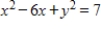 Graph the following equation. ​   ​ A) ​   B) ​   C) ​  