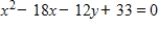 Find the vertex and directrix of the parabola.   A) vertex:   directrix: y=1 B) vertex:   directrix: y=12 C) vertex:   directrix: y=6 D) vertex:   directrix: y=-1 E) vertex:   directrix: y=-7