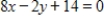 Find the inclination   (in radians and degrees)  of the line.Round your answer to four decimal places for radians and round your answer to one decimal places for degree. ​   ​ A)    B) ​   C)    D)    E)   
