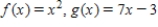 Find (f / g) (x) .What is the domain of f / g? ​   ​ A)    ; all real numbers x. B)    ; all real numbers x except x = 0 C)    ; all real numbers x except x =   D)    ; all real numbers x except x = 0 E)    ; all real numbers x except x =  