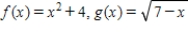 Find (f + g) (x) . ​   ​ A)    B)    C)    D)    E)   