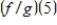 ​​Evaluate the indicated function for   and   . ​   ​ ​ A) 30 B)    C)    D)    E)   