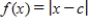 For following function, select (on the same set of coordinate axes)  a graph for   . ​   ​ A) ​   B) ​   C) ​   D) ​   E) ​  