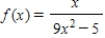 Find the zeros of the function algebraically. ​   ​ A) x = 5 B) x = 10 C) x = 9 D) x = 8 E) x = 0