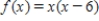 Select the graph of the function and find the zeros of the function. ​   ​ A) ​   ​x = 0, 9 B) ​   ​x = -6, 0 C) ​   ​x = -6, 0 D) ​   x = 6 E) ​   x = 0, 6