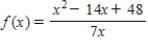 Find the zeroes of the functions algebraically. ​   ​ A)    B)    C) ​   D)    E)   