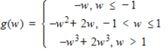 ​Evaluate the function at the specified value of the independent variable and simplify. ​   ​g(   )  ​ A) ​g(   )  =   B) ​g(   )  =   C) ​g(   )  =   D) ​g(   )  = 5 E) ​g(   )  =  