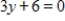 Find the slope and y-intercept (if possible)  of the equation of the line.Select the correct answer for the line. ​   ​ A)    ​m = 0 Y-intercept: (0, -2)  B)    ​m = 0 There is no y-intercept. C)    m = -6 Y-intercept: (0, 3)  D)    ​m = -3 Y-intercept: (0, 6)  E) ​   ​m is undefined.y-intercept: (0, -2) 