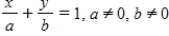 Use the intercept form to find the equation of the line with the given intercepts.The intercept form of the equation of a line with intercepts (a, 0)  and (0, b)  is ​   . ​ X-intercept: (3, 0)  Y-intercept: (0, 9)  ​ A)    B)    C)    D)    E)   