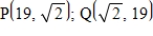 Find the slope of the line passing through the pair of points. ​   ​ A) m = 19 B) m = 1 C) m = 2 D) m = -1 E) none of these