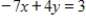 Find the y-intercept of the line determined by the equation. ​   ​ A)    B)    C)    D)    E)   